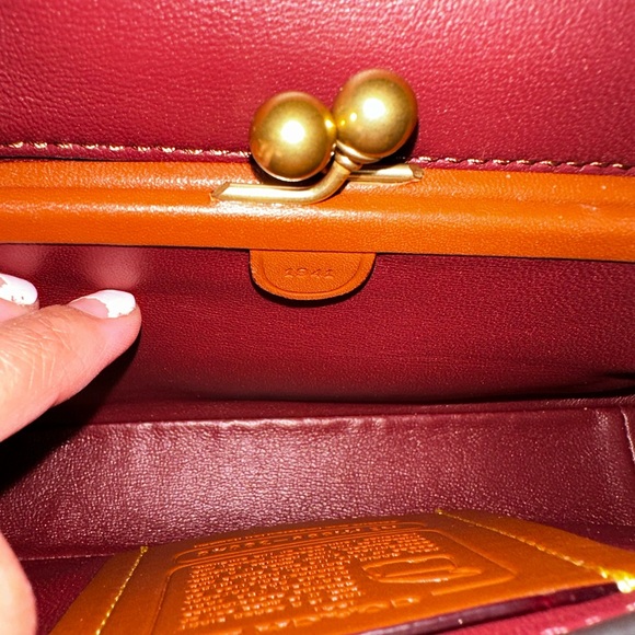 Coach Tan Bling Purse (Bow Bag) LIMITED EDITION! - Picture 3 of 12